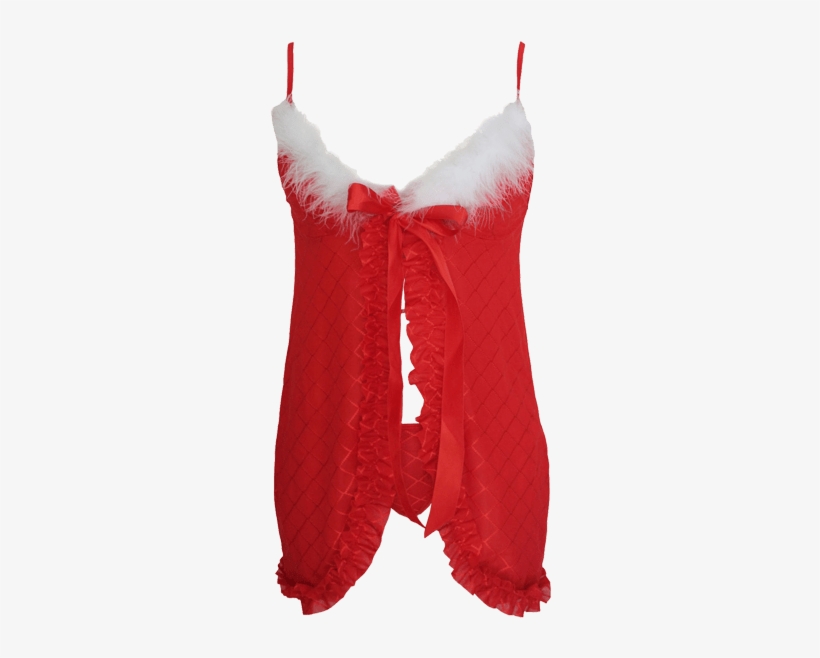 Christmas Babydoll Costume Transparent Background - Santa Costume Transparent Background, transparent png #3133896