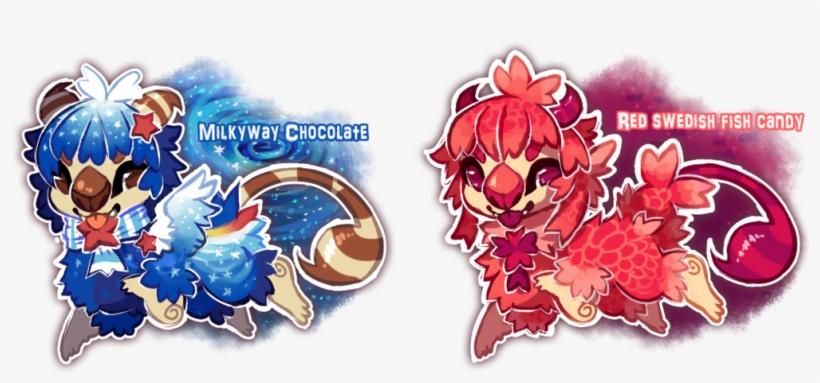 Milkyway And Swedish Fish Scorplins Auctions By Dexikon - Illustration, transparent png #3133947