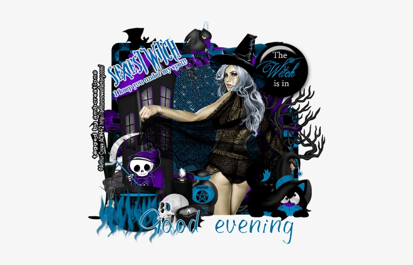 Sexy Wicked Witch Extra's - Album Cover, transparent png #3134225