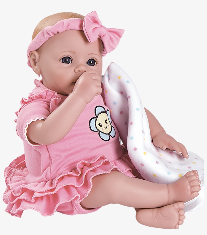 Adora Lifelike Baby Doll Baby Time Pink - Adora: Babytime Baby - Pink, transparent png #3134527