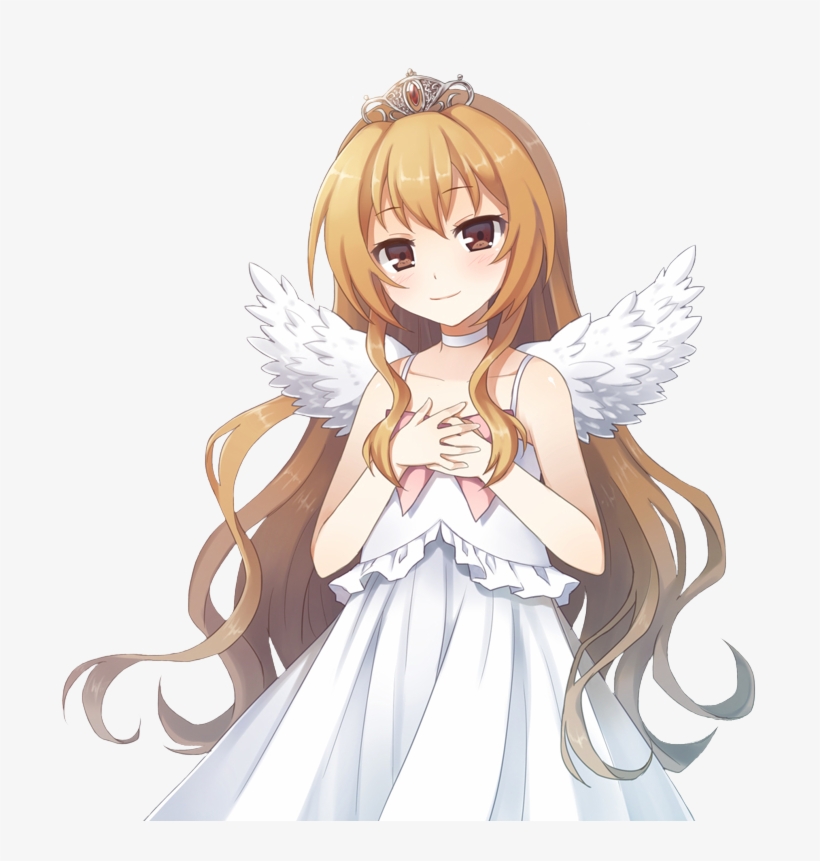 Toradora Taiga Taigaaisaka Kawaii Anime Mangafreetoedit - Taiga Angel, transparent png #3134837