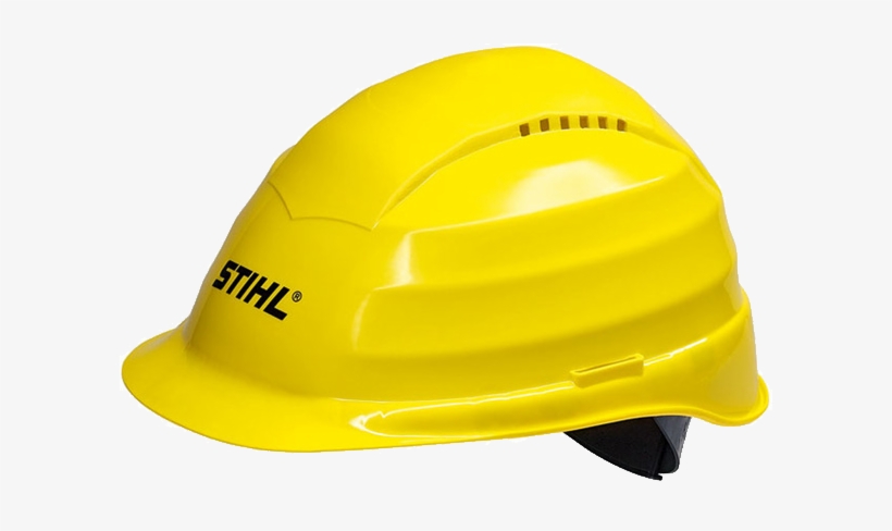 Rockman Yellow Construction Helmet - Stihl Rockman Construction Helmet - Yellow, transparent png #3134868