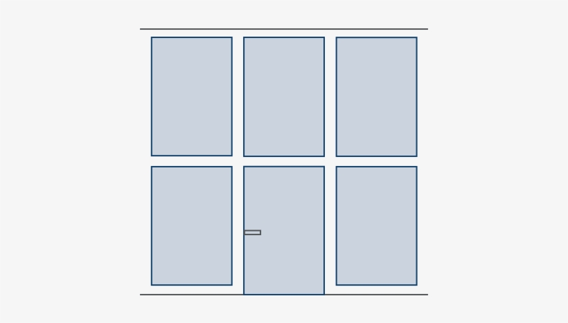 Framed Glass Internal Walls And Doors Systems - Parallel, transparent png #3135463