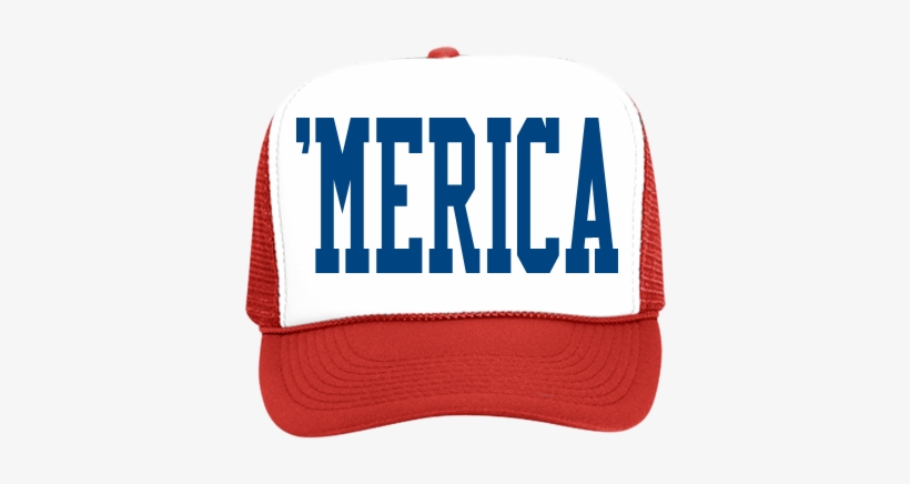 Red White And Blue 'merica - Think There's A Squatch In These Woods, transparent png #3135701