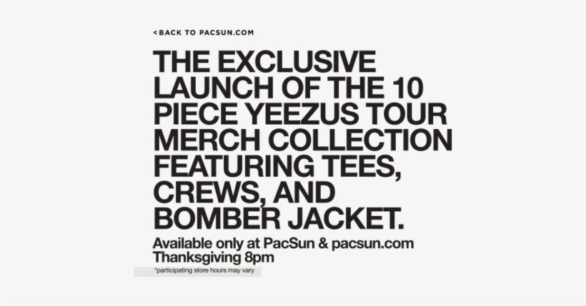 Pacsun Yeezus Line - Target, transparent png #3135792