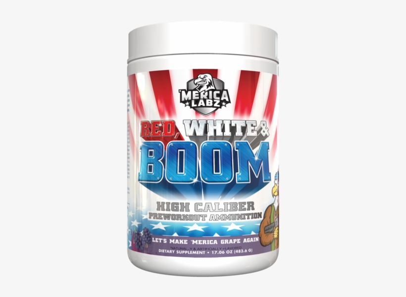 Red White And Boom Pre Workout, transparent png #3136096