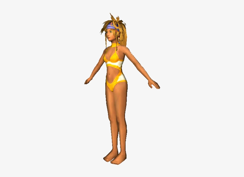 Rikku Swimsuit, transparent png #3136338
