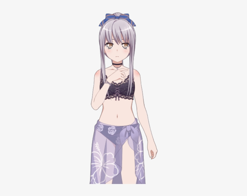 Swimsuit 2018 Live2d Model - Bang Dream Yukina Rinko, transparent png #3136362