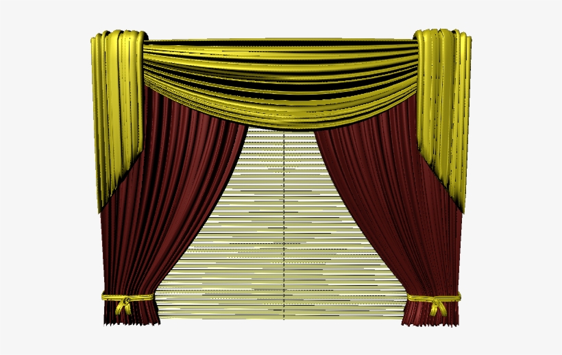 3d Beautifull Curtain Download - Curtain, transparent png #3136456