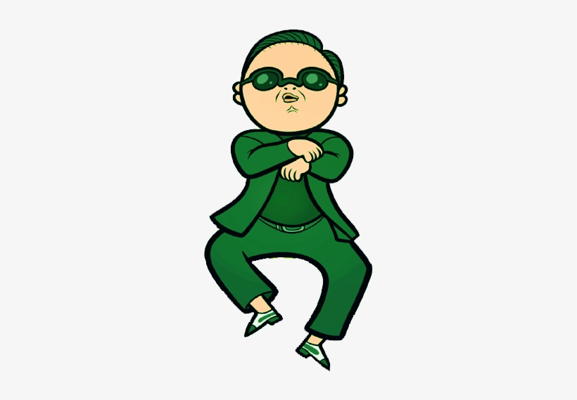 Animated Dancing Clip Art - Gangnam Style Cartoon Animated Gif, transparent png #3136642