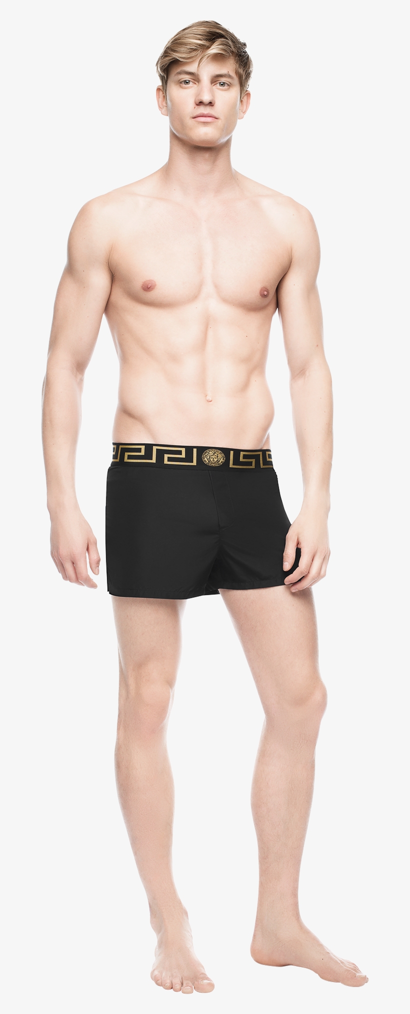 Greek Key Border Swim Bottoms, transparent png #3136824