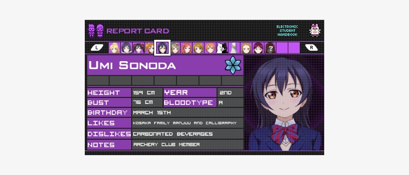 Umi Sonoda - - Nico Yazawa Dead, transparent png #3137196
