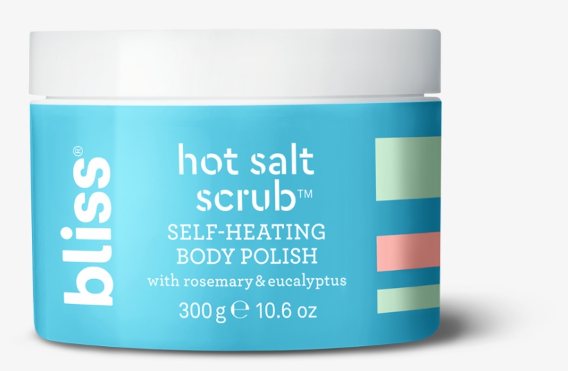 Bliss Hot Salt Scrub Self-heating Body Polish - Exfoliation, transparent png #3137305