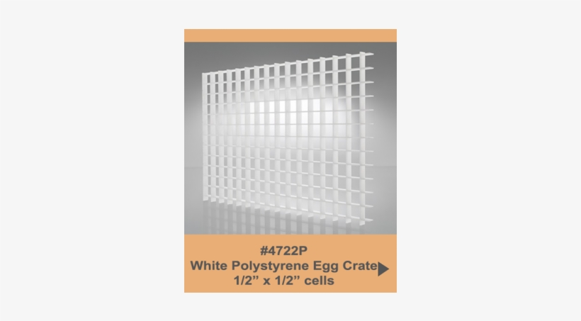 White Polystyrene Egg Crate Air Return - Egg Crate Lighting Panel, transparent png #3137358