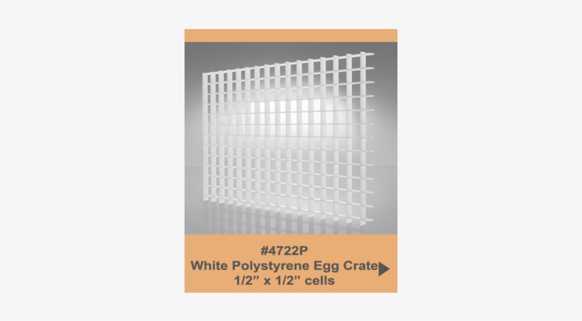 White Polystyrene Egg Crate Air Return Egg Crate Lighting Panel
