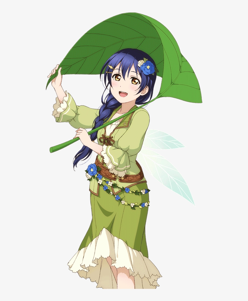 Not Idolized - 9pcs Love Live Girls Badges Green Wings Fairy Pin Bag, transparent png #3137382