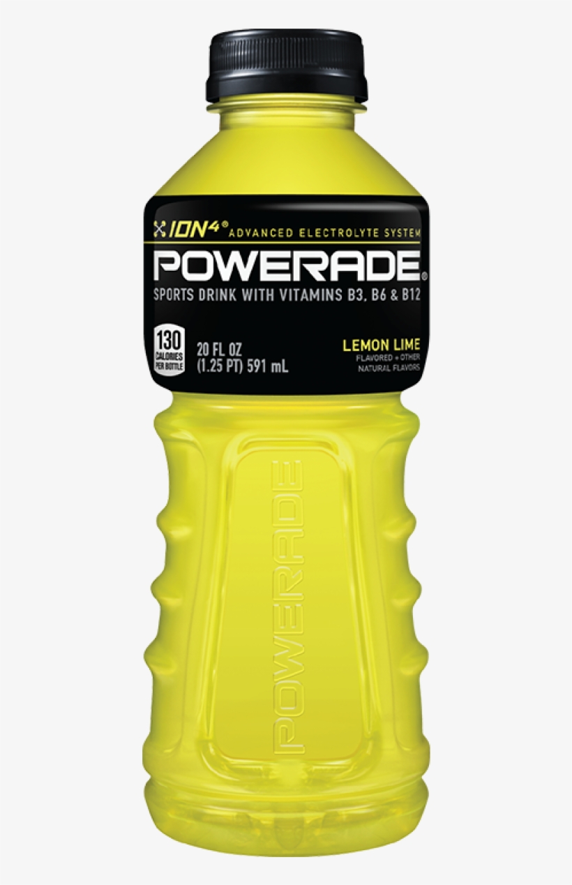 More Views - Powerade Lemon Lime 20 Oz, transparent png #3137603