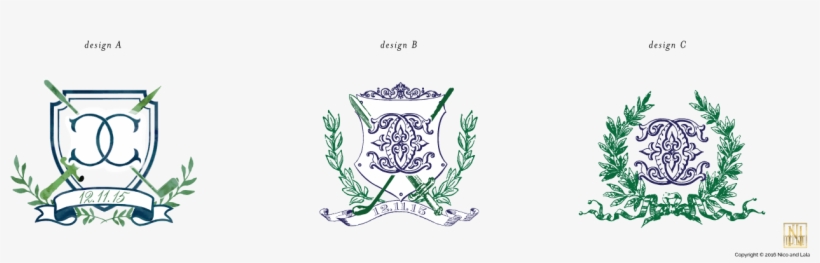 Classic Wedding Monograms - Monogram, transparent png #3137840