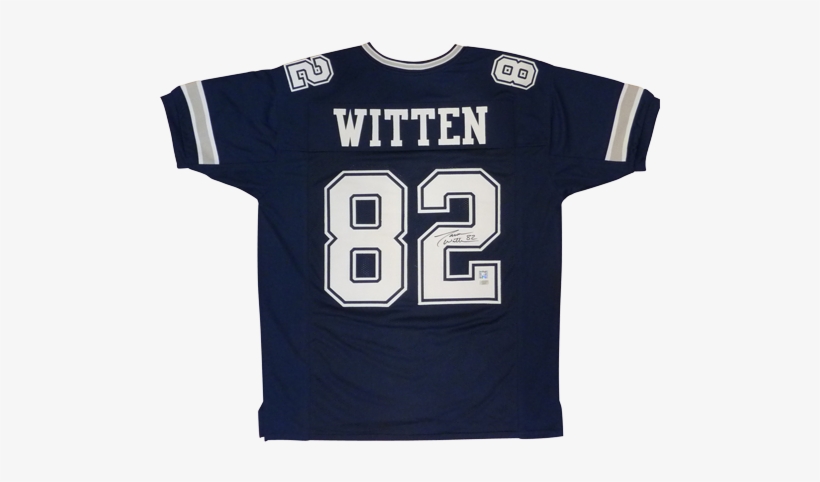 Jason Witten Autographed Dallas Cowboys - Signed Jason Witten Jersey - Jsa Witnessed Navy, transparent png #3137865