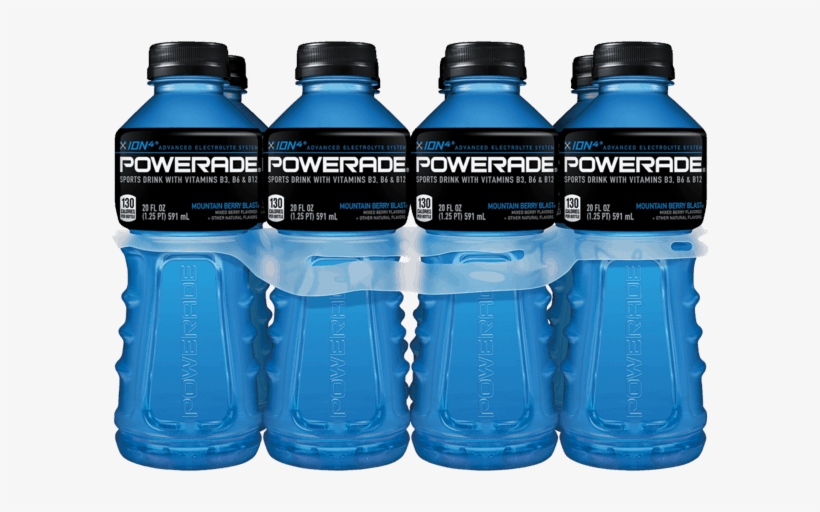 50 For Powerade® - Powerade Blue Raspberry Cherry, transparent png #3138049