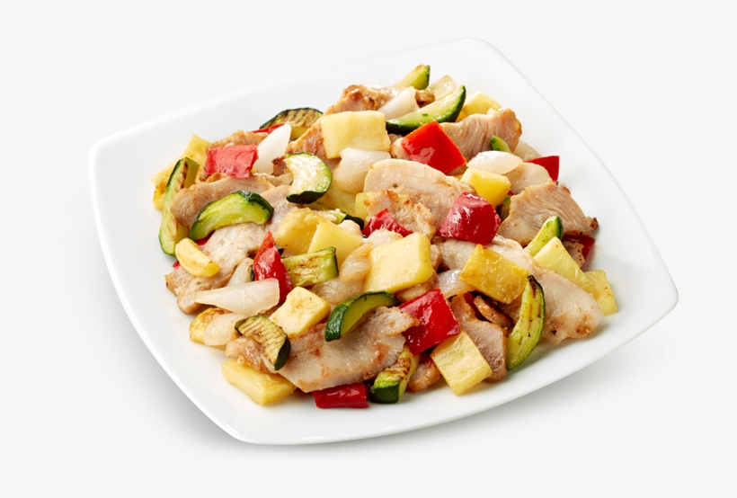 Chicken Kebab And Grilled Vegetables - Vegetable, transparent png #3138157