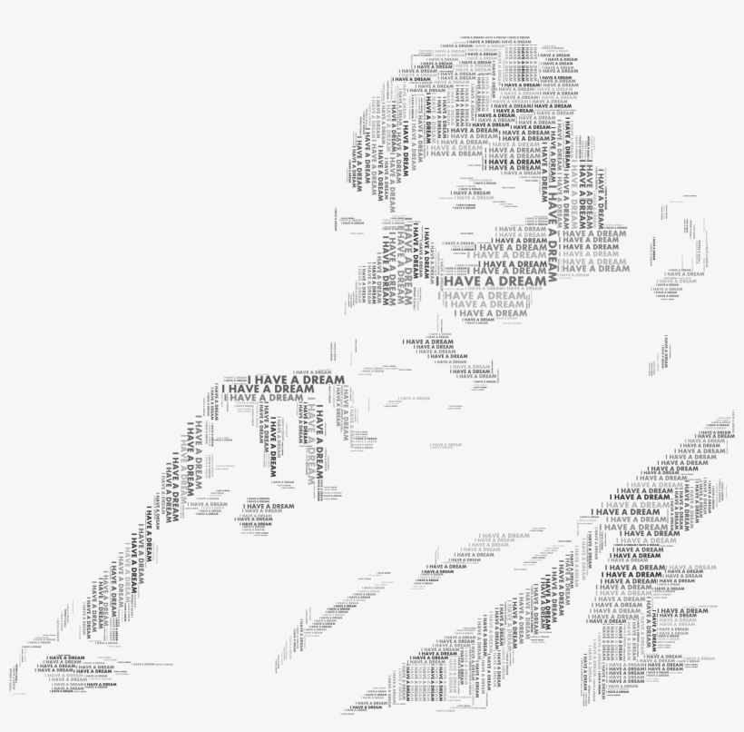 This Free Icons Png Design Of I Have A Dream Word Cloud, transparent png #3138307