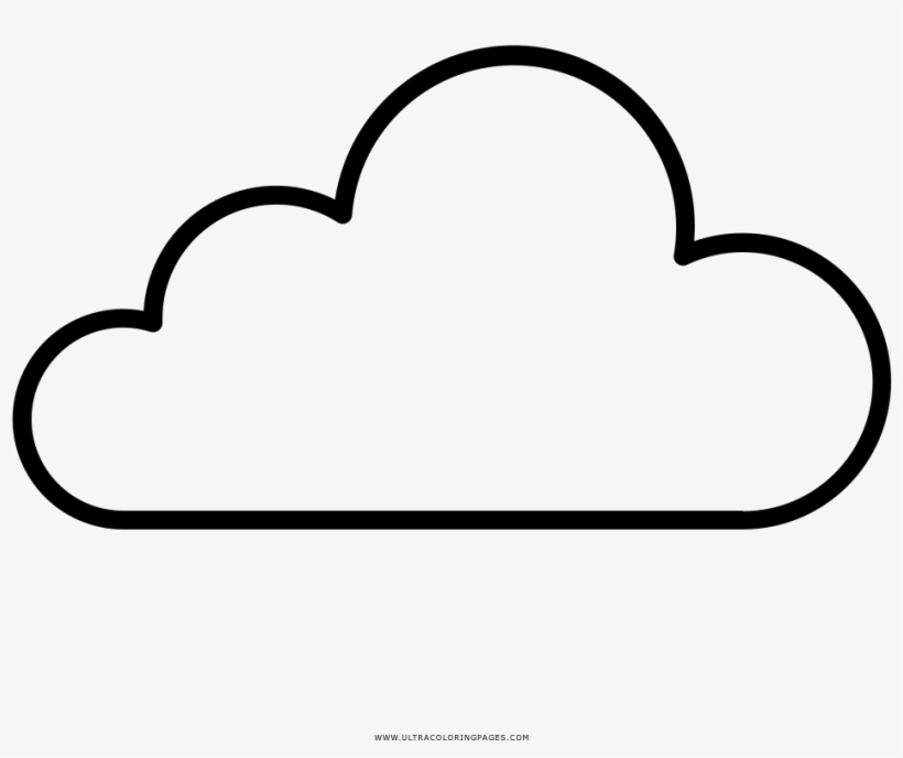 Cloud Coloring Page Ultra Pages Dream - Dibujo Nube Para Colorear - Free  Transparent PNG Download - PNGkey