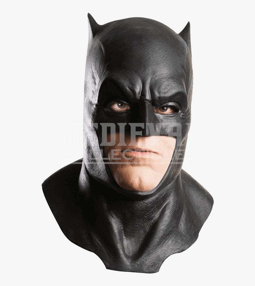 Adult Batman Full Latex Mask - Superman Vs Batman Mask, transparent png #3139110