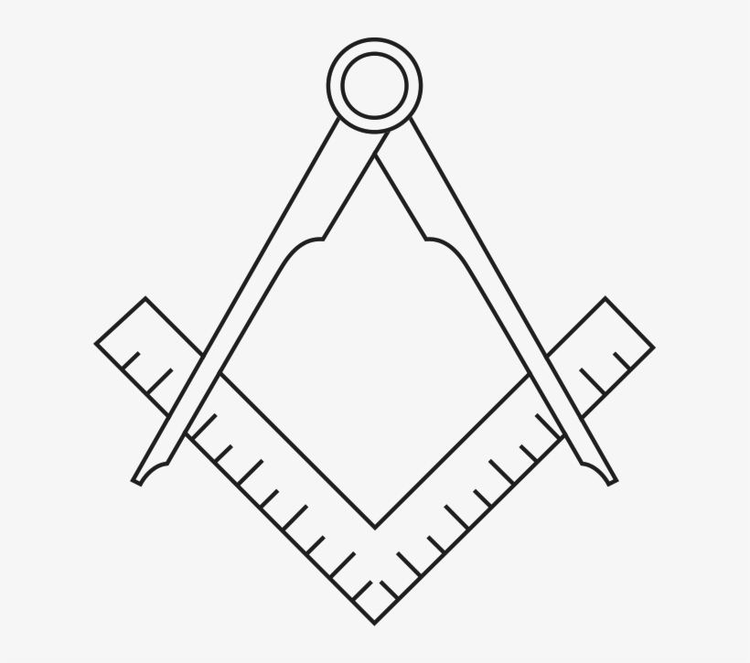 Square & Compass - Masonic Square And Compass Png, transparent png #3139316