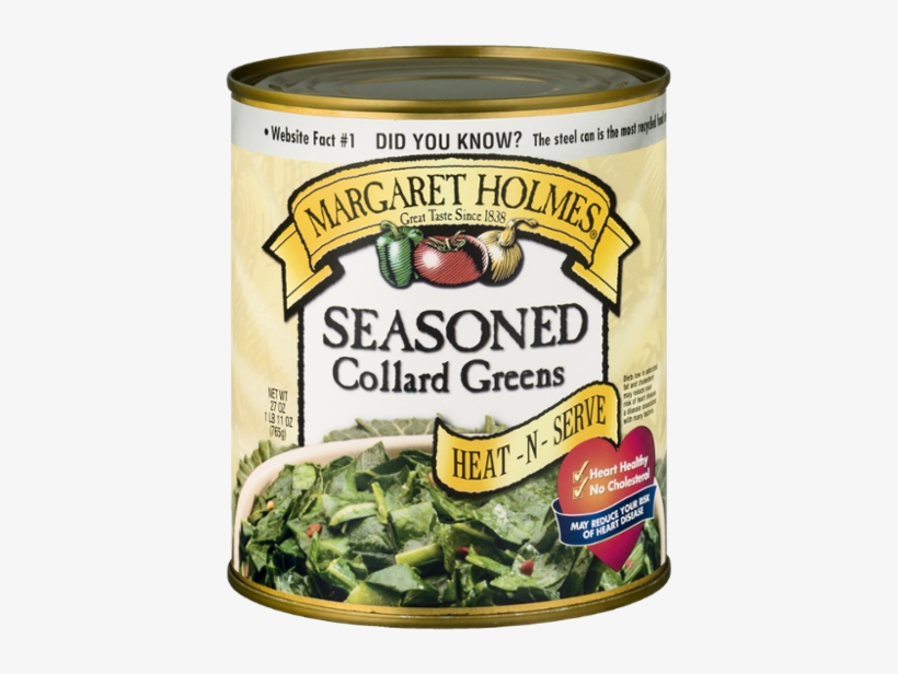 Greens & Spinach • Seasoned Collard Greens - Margaret Holmes Greens, transparent png #3139416