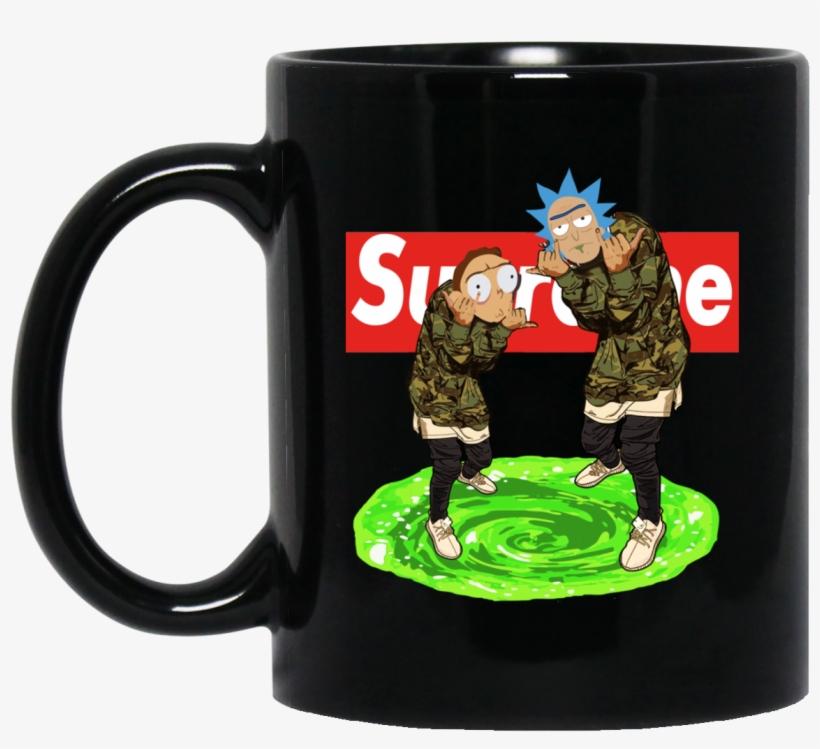 Rick And Morty Supreme Mug - Sometimes I Need To Be Alone And Listen To Pink Floyd, transparent png #3139521