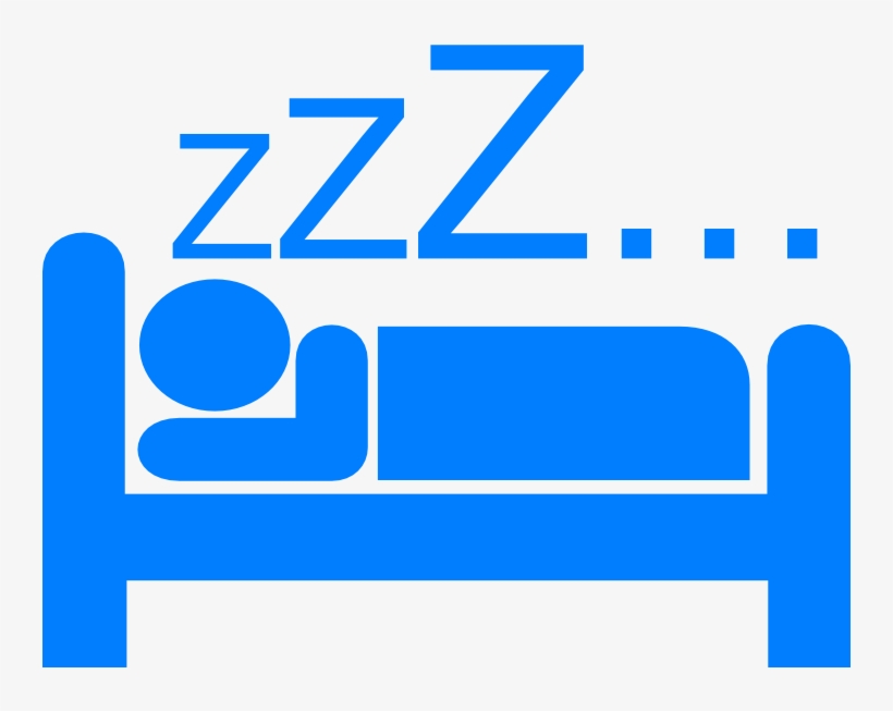 Person Sleeping With Zs Above Them - Hotel Symbol, transparent png #3139541