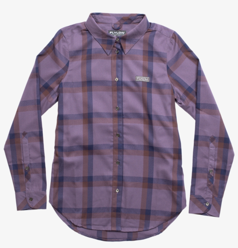 Flylow Brigitte Flannel - Brigitte Flannel - Women's-lilac/galaxy/plum Plaid-medium, transparent png #3139590