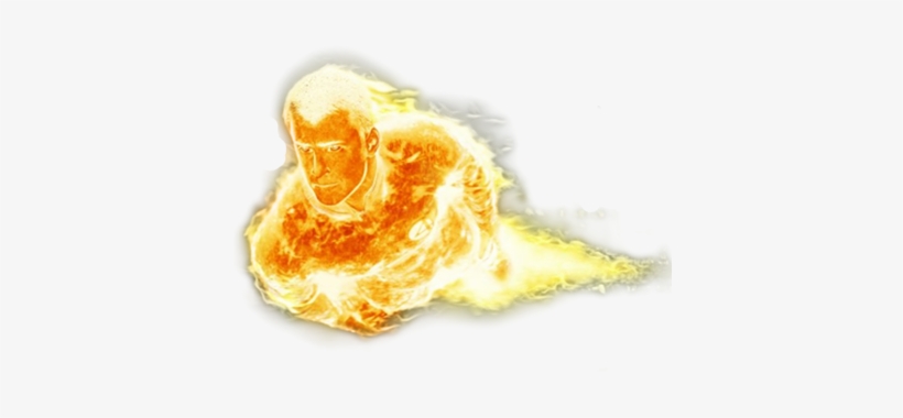 Human Torch Vectory Png Png Images - Fantastic Four Fire Guy, transparent png #3139639