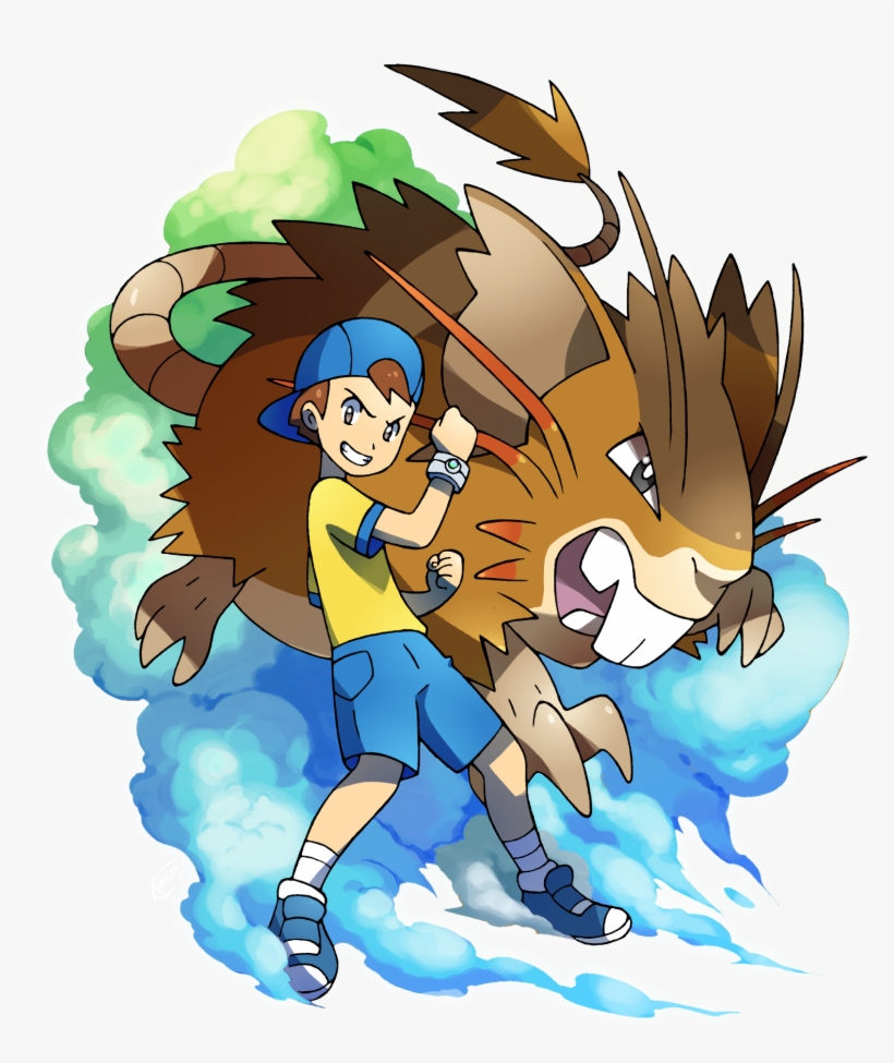 Pokémon Heartgold And Soulsilver Mammal Cartoon Fictional - Mega Raticate, transparent png #3139693