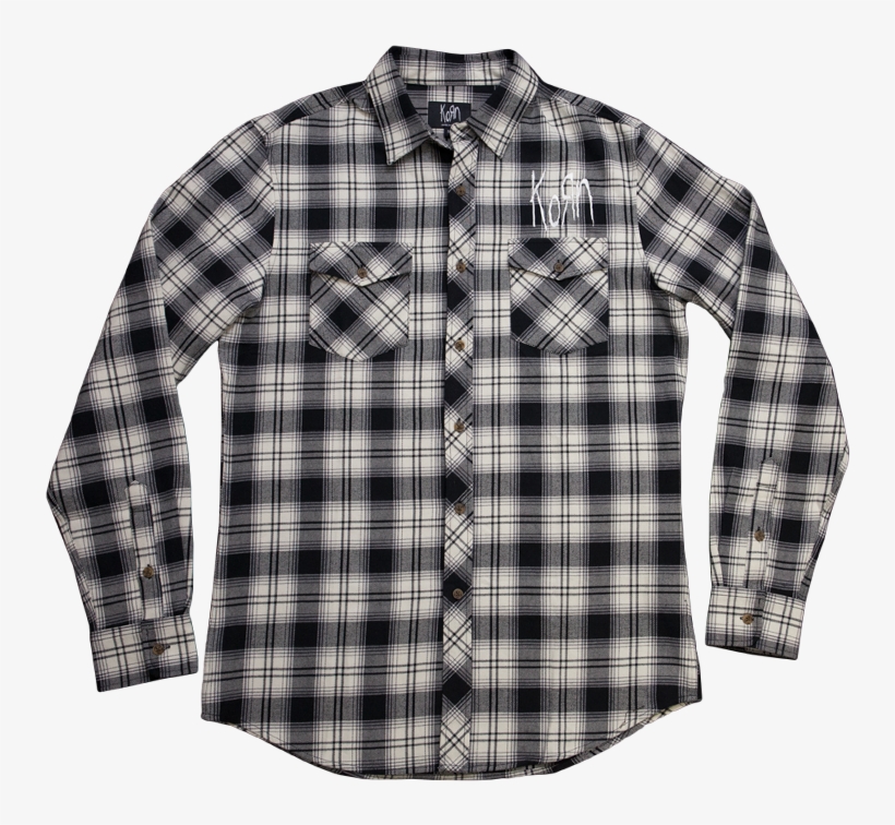 Korn Flannel Shirt - Shirt, transparent png #3139871