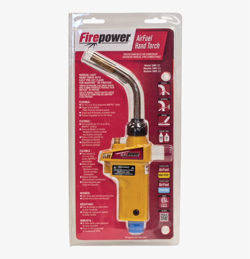 Firepower 0387-0463 Smp-31 Mapp - Propane Torch, transparent png #3140045