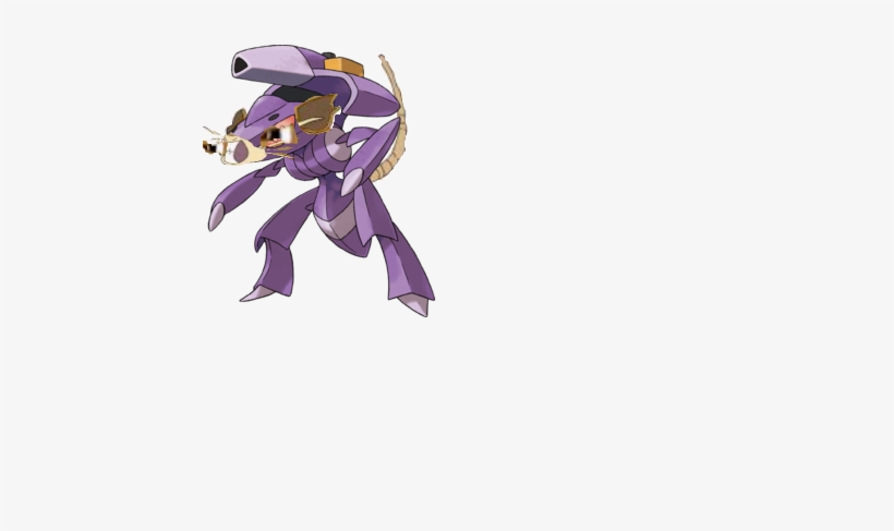 10653 Pokémon Shiny Mega Genesect Fossil Www - Genesect Ancient Form,  transparent png