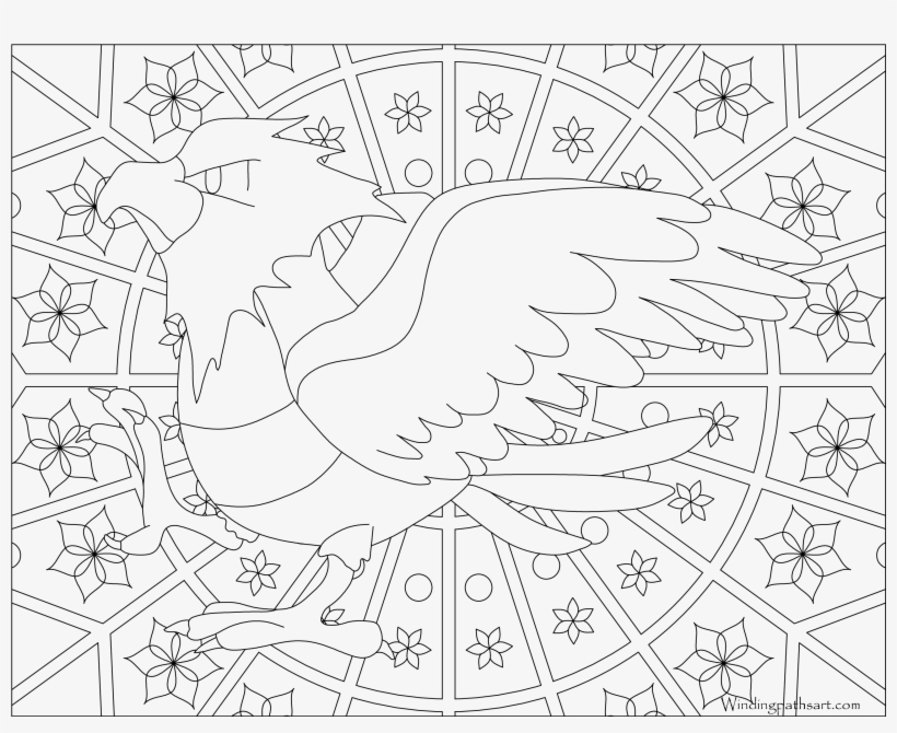 Spearow Pokemon - Pokemon Adult Coloring Pages, transparent png #3140303