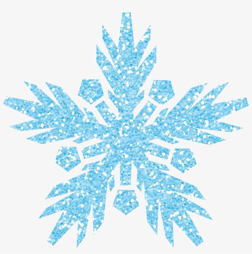 Cool Blue Snowflake - Flocon De Neige Bleu, transparent png #3140305