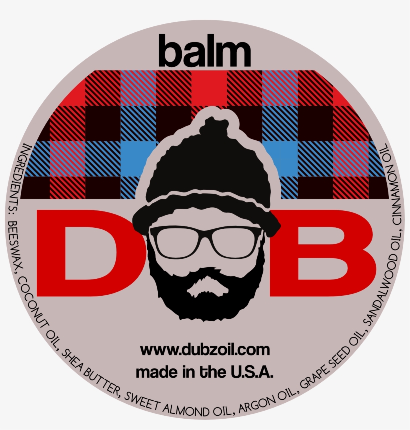 Dub Beard Balm, Flannel - Circle, transparent png #3140399
