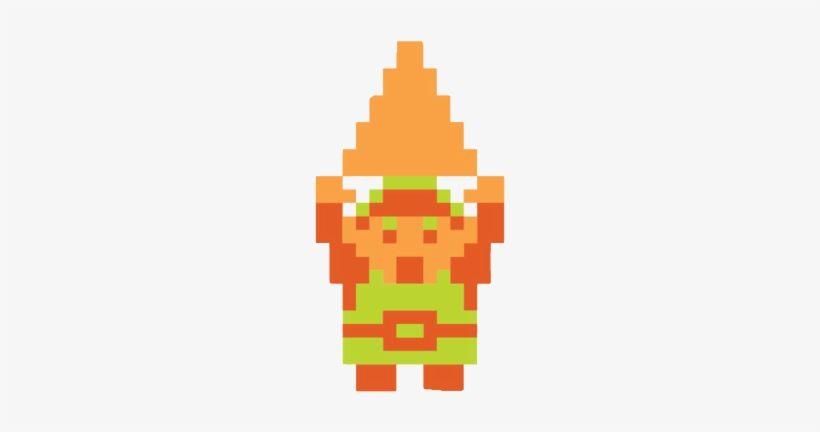 The Legend Of Zelda Es Uno De Los Clásicos Más Emblemático - Legend Of Zelda 8 Bit Link, transparent png #3140705