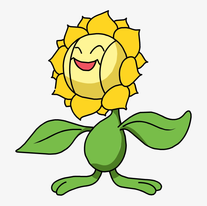 192sunflora Os Anime - Pokemon, transparent png #3140851