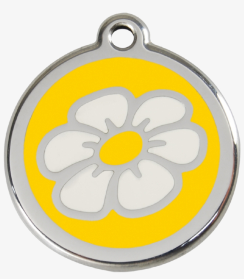 More Views - Red Dingo Custom Engraved Dog Id Tag - Daisy Large/light, transparent png #3140997