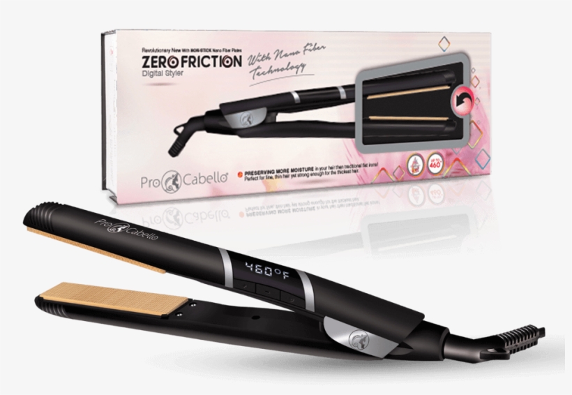 Procabello Zero Friction Digital Styler With Nano-fiber - Procabello Flat Iron - Zero Friction - Digital Styler, transparent png #3141154