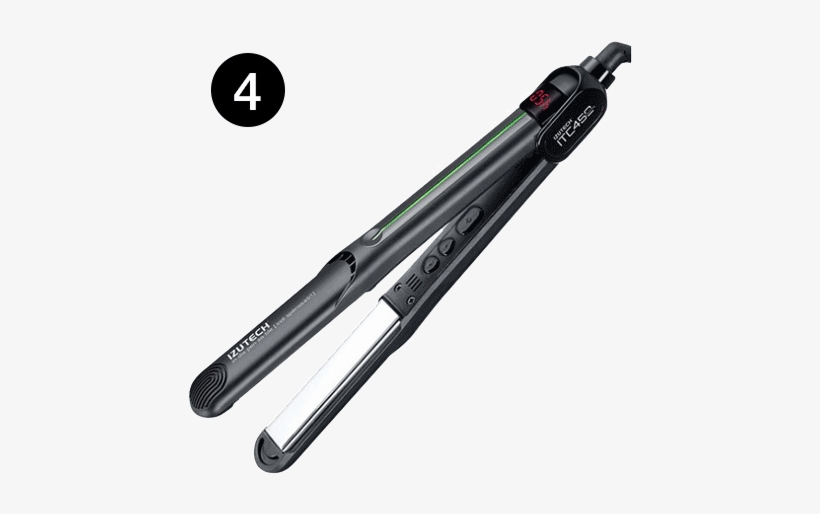 Izutech Itc450 Digital Titanium Flat Iron - Izutech Itc450 Digital Titanium Flat Iron 1 Inch, transparent png #3141162