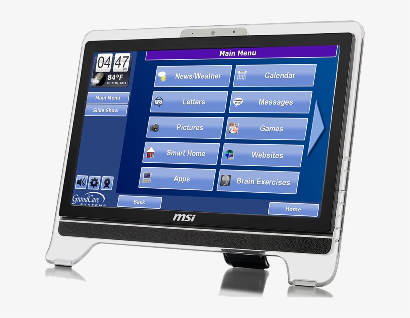 The Grandcare System Is A Remote Monitoring And Socialization - Grandcare System, transparent png #3141613