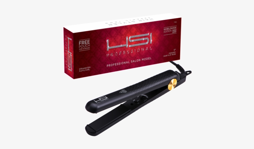 Hsi Professional Glider Ceramic Flat Iron Hair Straightener - Hsi Ceramic Tourmaline Ionic Flat Iron Hair Straightener, transparent png #3141683