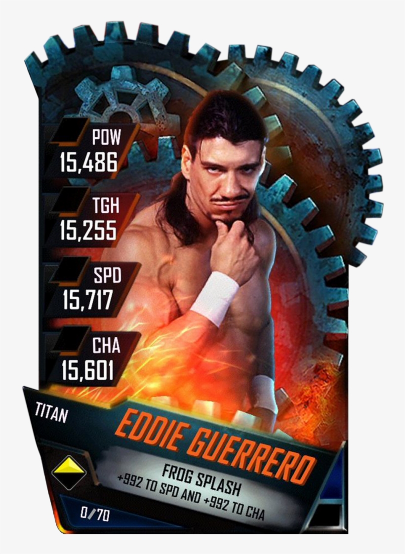 Eddieguerrero S4 18 Titan - Wwe Supercard Brock Lesnar Titan, transparent png #3141786