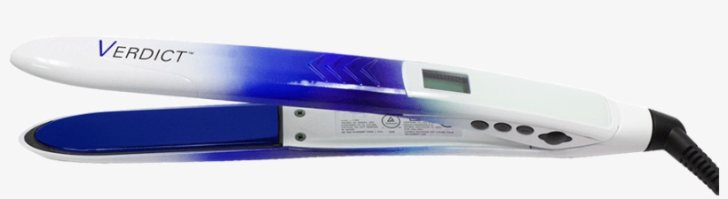 Verdict Blue Mirror Titanium Flat Iron - Plastic, transparent png #3142005